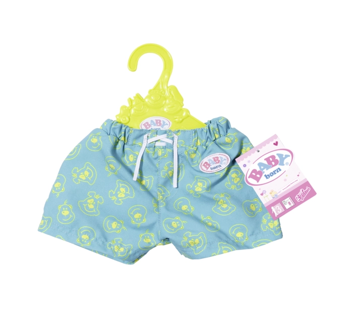 Zapf Creation Baby born Plážové kraťasy 825457 pre bábiku Baby born 43cm Modrá