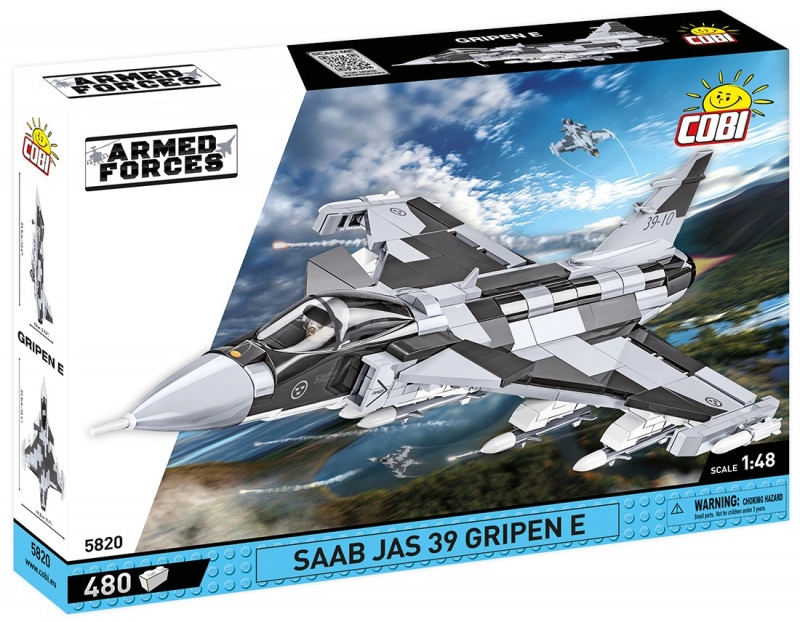 E-shop Cobi 5820 Armed Forces Švédska viacúčelová stíhačka SAAB JAS 39 Gripen E