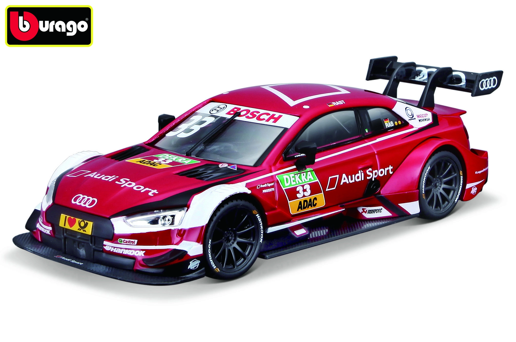 E-shop Bburago Audi RS 5 2018 DTM 33 René Rast 1:32