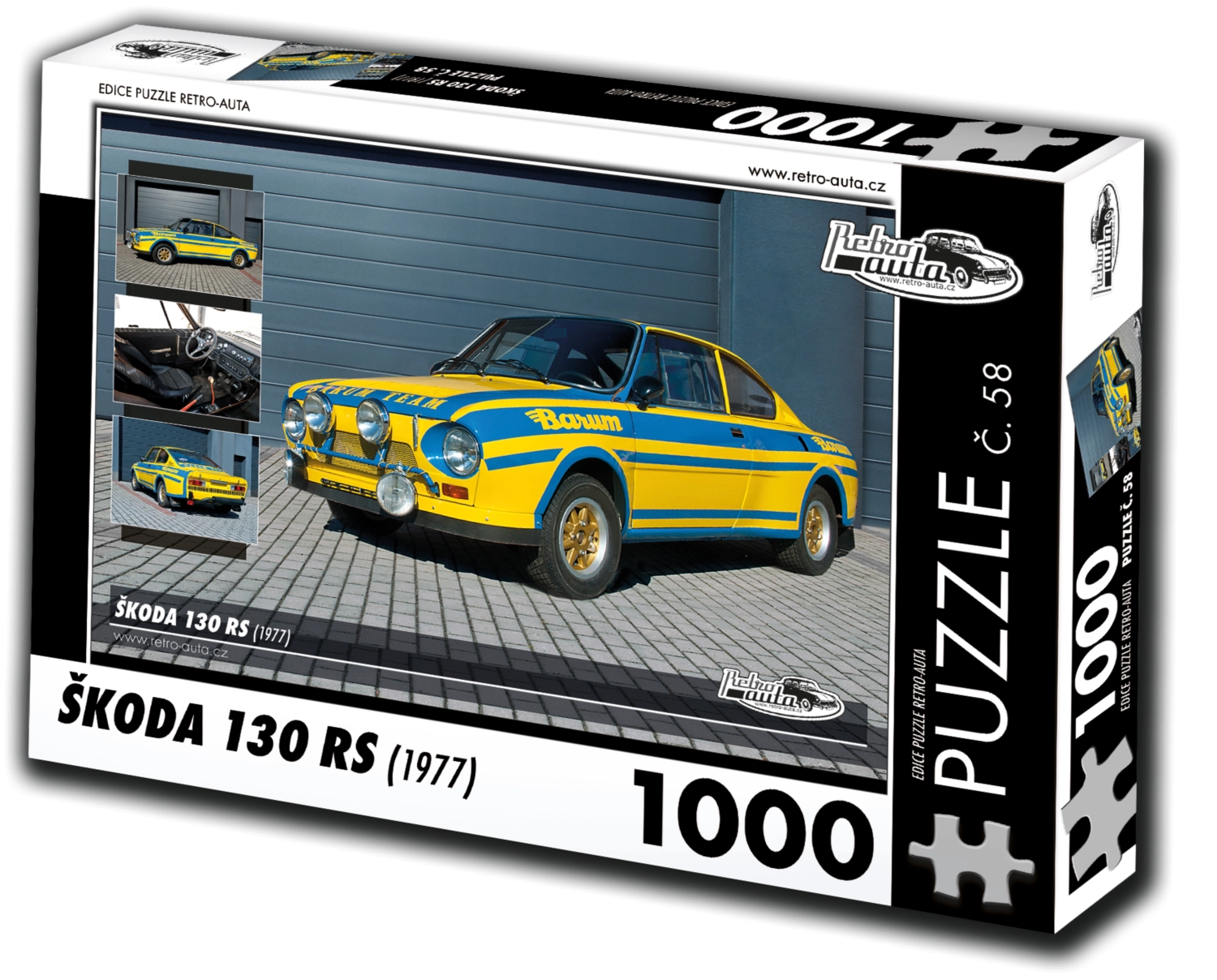 E-shop Retro-auta č. 58 Škoda 130 RS 1977 1000 dielov