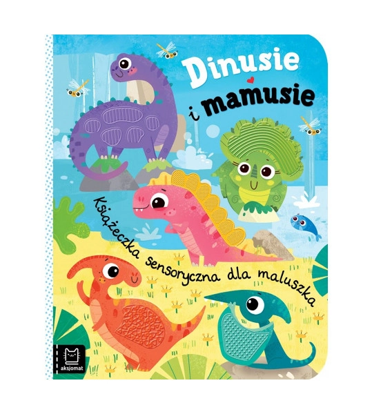 E-shop Dinusie a maminky – zmyslová knižka pre najmenších so silikónovými prvkami