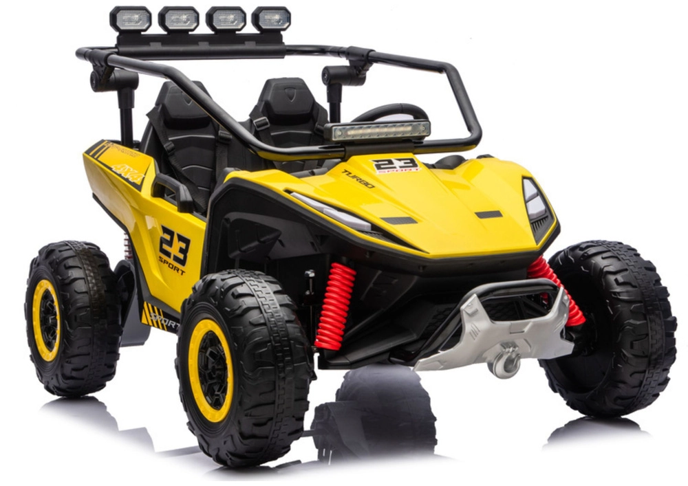 Detské elektrické terénne auto 24V 4x4 žlté