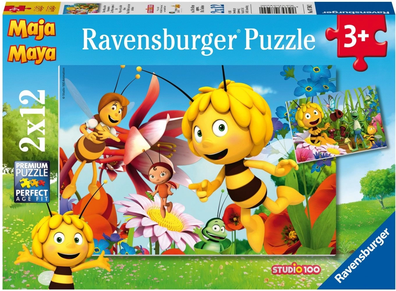 Ravensburger puzzle Včielka Maja 2x12 dielikov