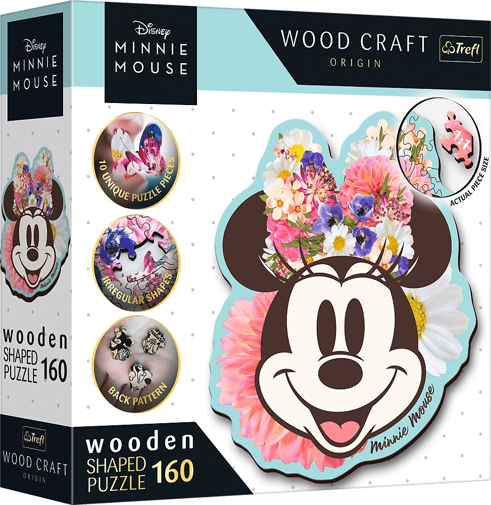 E-shop TREFL Wood Craft Origin Stylová Minnie 160 dielov