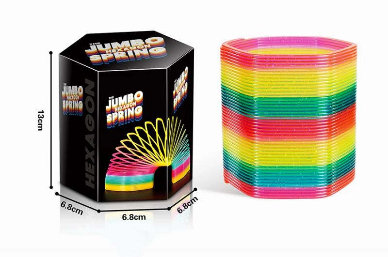E-shop Barevná jumbo spirála se třpytkami