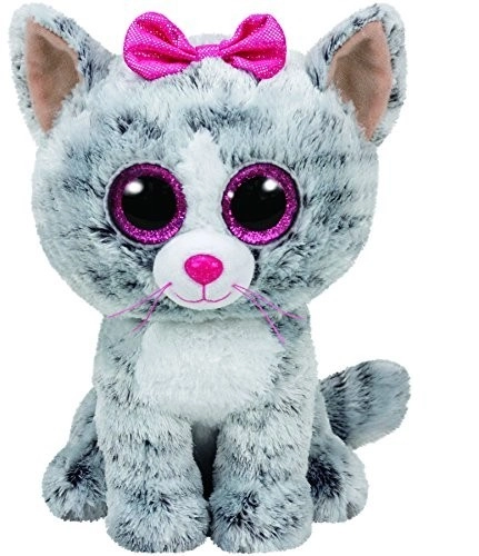 E-shop Plyšový maskot TY Beanie Boos Kiki – mačka 24 cm