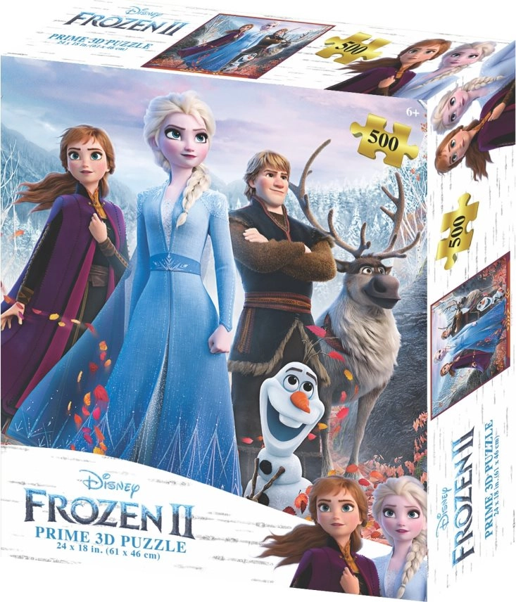 PRIME 3D puzzle Frozen 500 ks