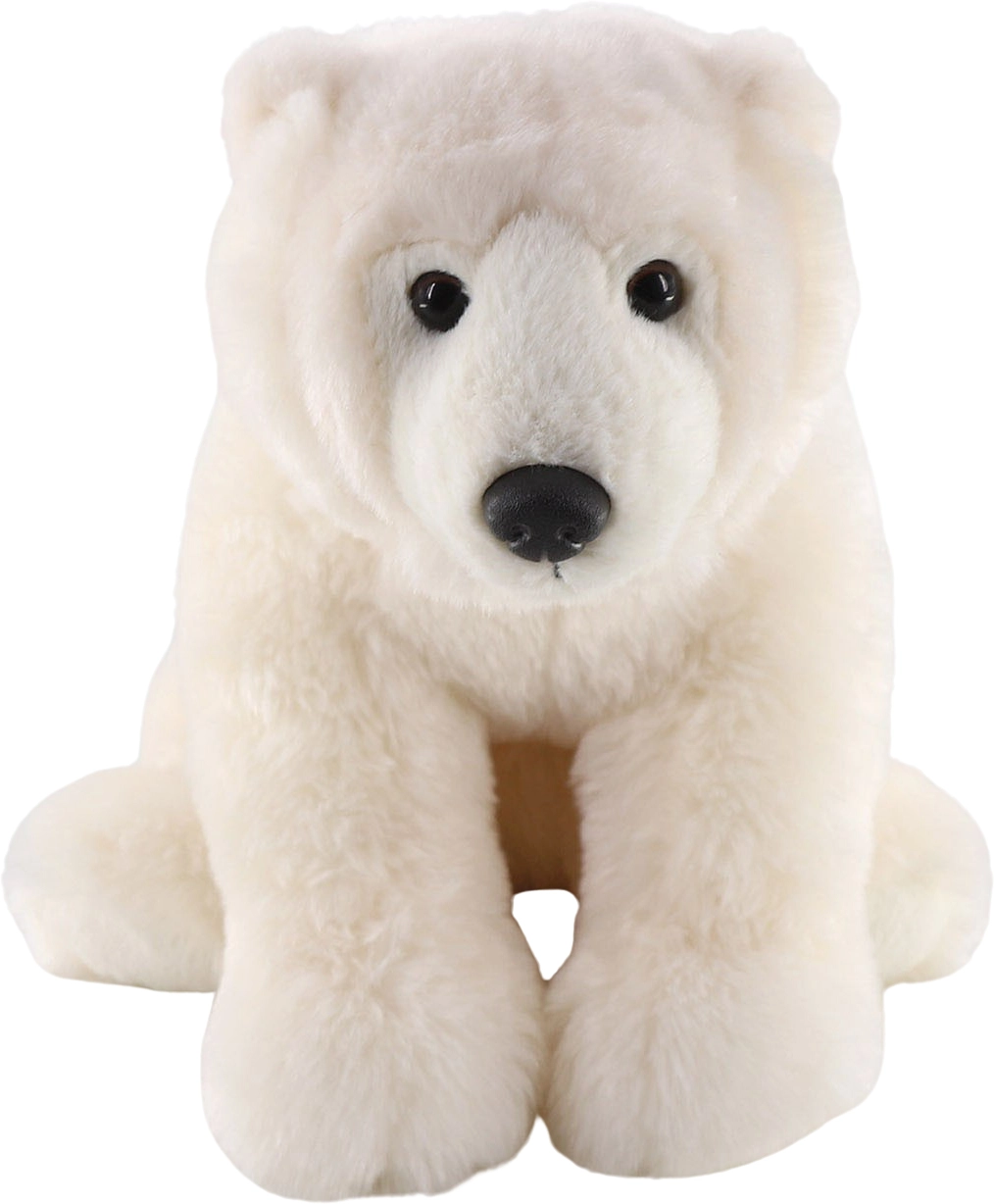 Plyšový ľadový medveď sediaci 32 cm