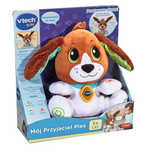 Môj kamarát psík VTech – interaktívny plyšový psík pre deti od 12 mesiacov