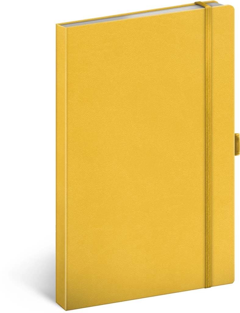 E-shop NOTIQUE Notes Žltý, linajkový 13 x 21 cm