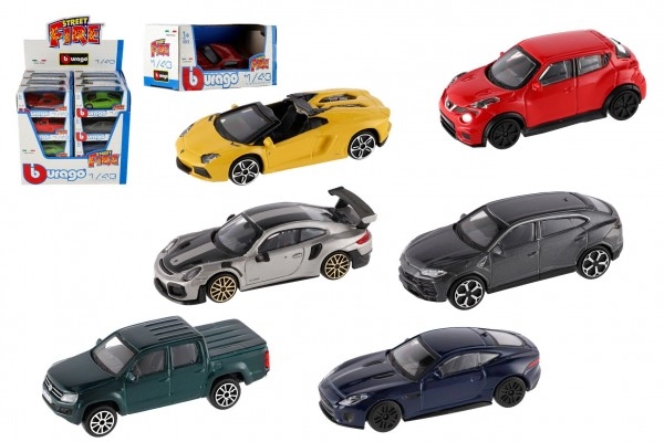 E-shop Bburago Street Fire 3 x 24 DISPLAY 72ks ASST 1:43