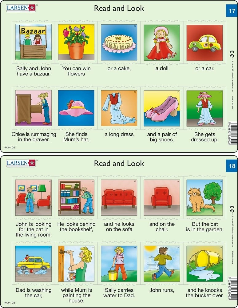 E-shop Puzzle angličtina – krátky text, 10 dielikov