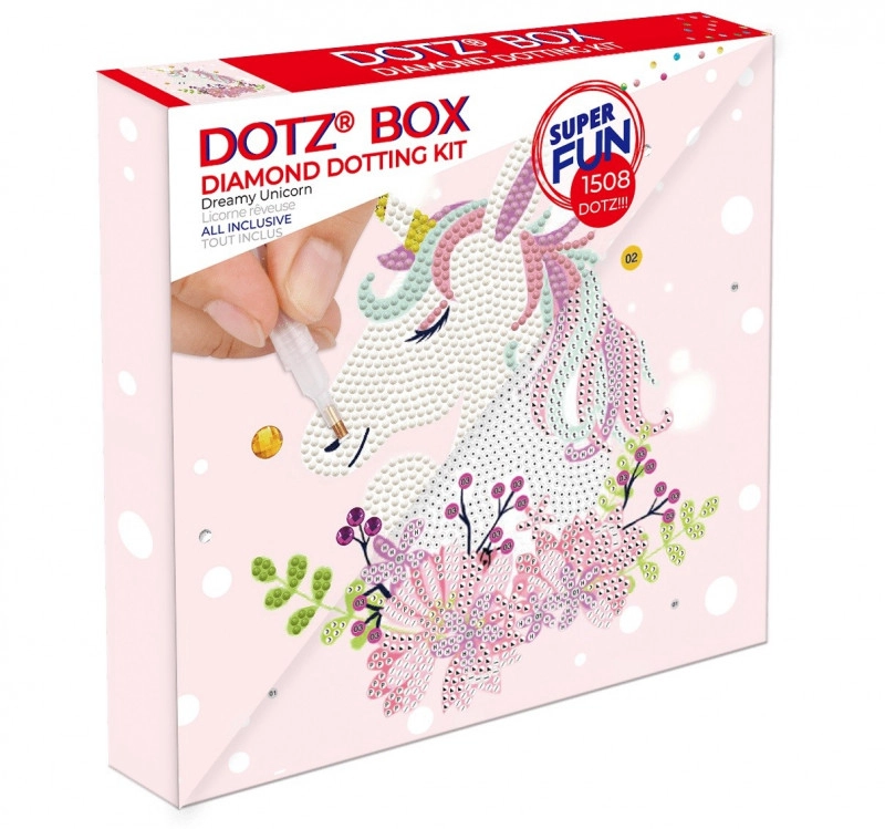 E-shop Diamond Dotz jednorožec Dreamy – súprava na diamantové maľovanie
