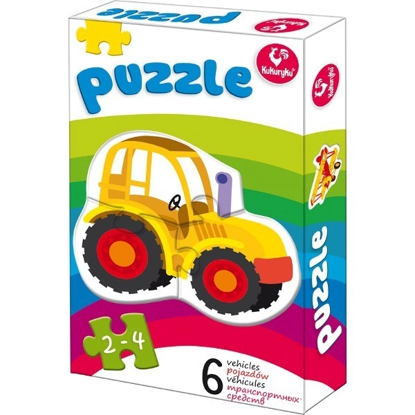 E-shop KUKURYKU Baby Dopravní prostředky 6v1 2-4 dielov