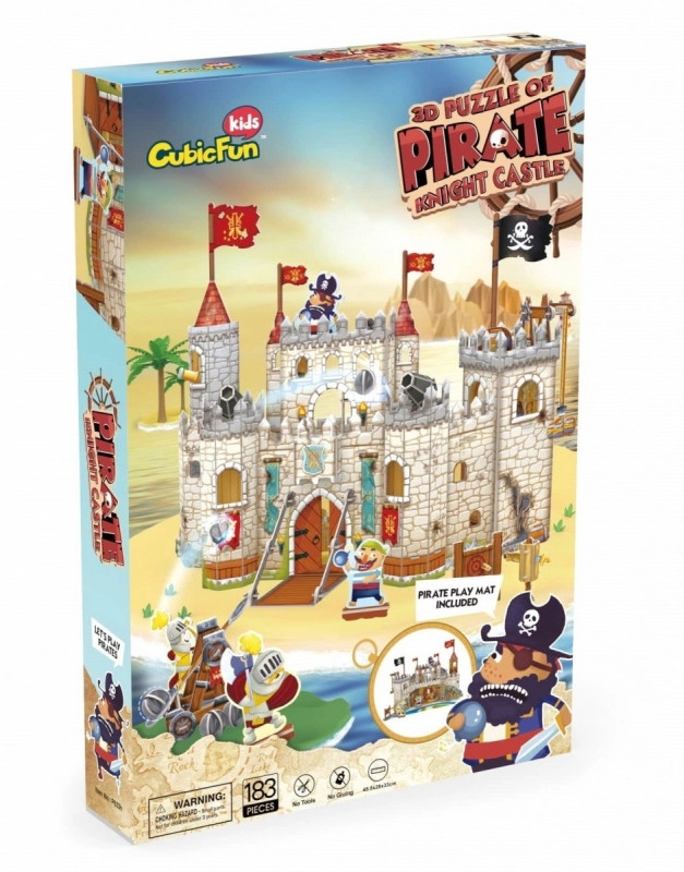 E-shop CubicFun 3D puzzle Pirátský hrad 183 ks