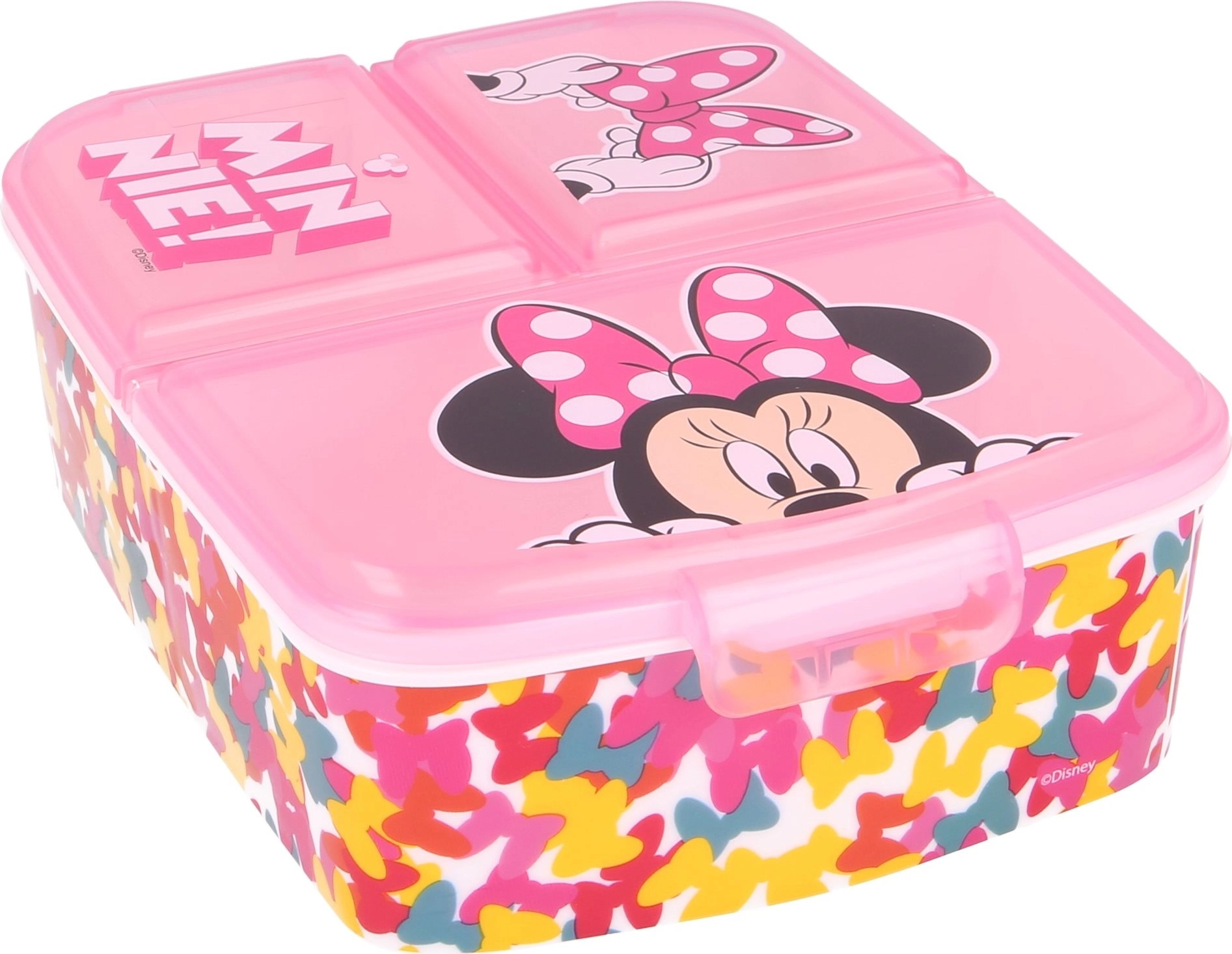 E-shop Stor delený plastový box na desiatu Minnie Mouse Butterfly 51120