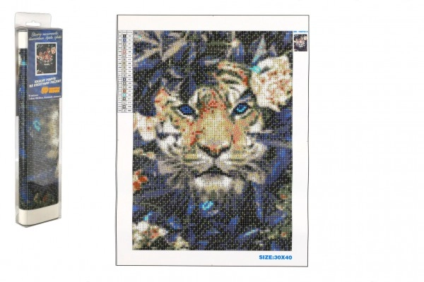 E-shop Norimpex Diamantové maľovanie Ukrytý tiger 30 x 40 cm