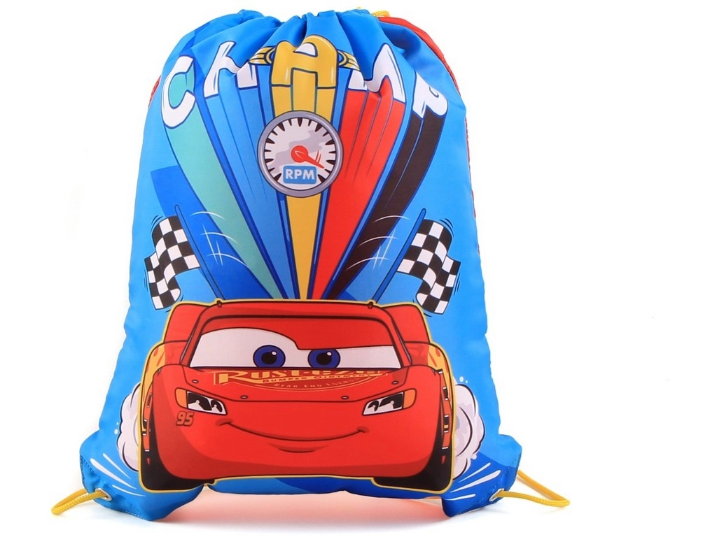 Vrecko na cvičenie s motívom CARS