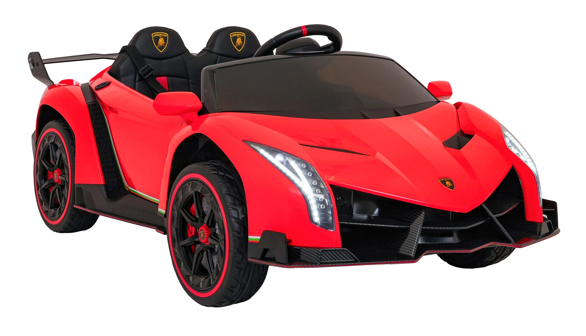 Detské elektrické auto LAMBORGHINI Veneno – Červené