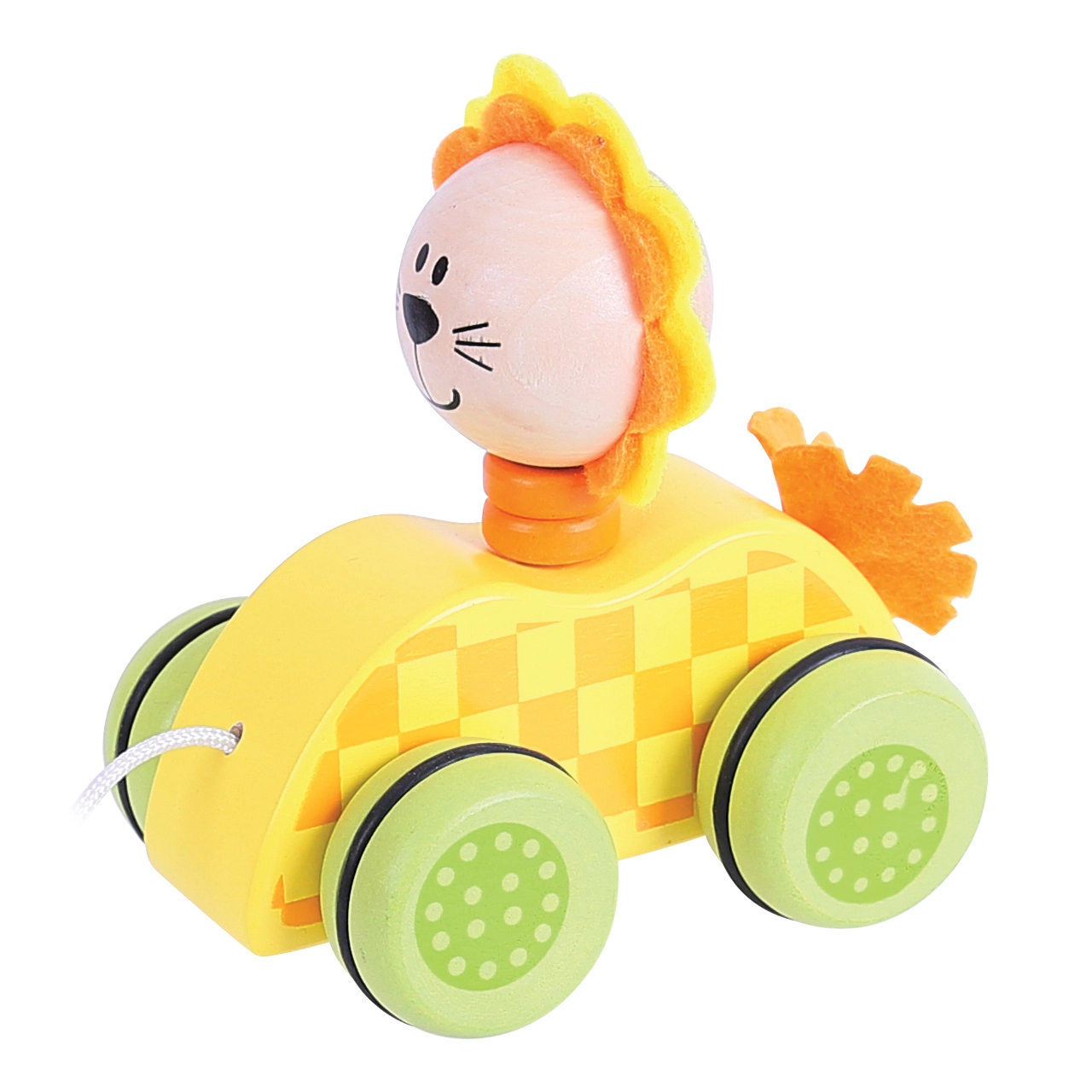 E-shop Bigjigs ťahacia na povrázku levíček