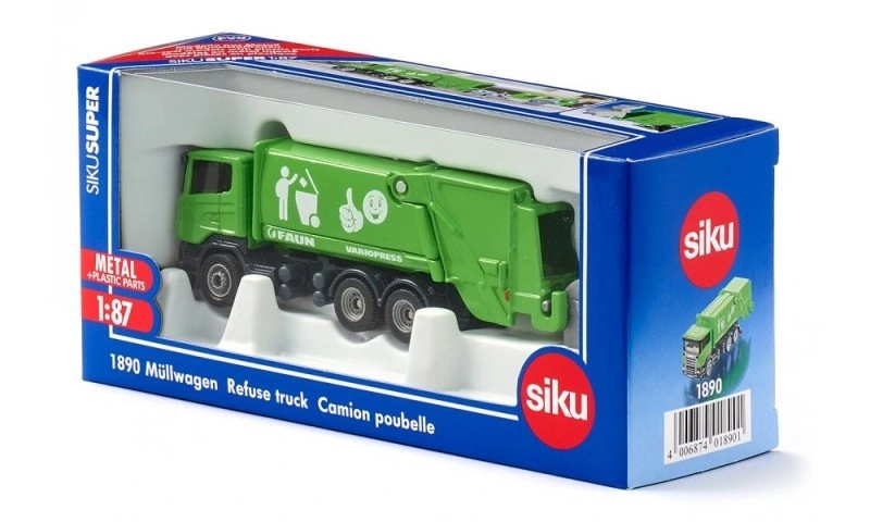 E-shop Siku Super 1890 smetiarske vozidlo Scania-R 1:87