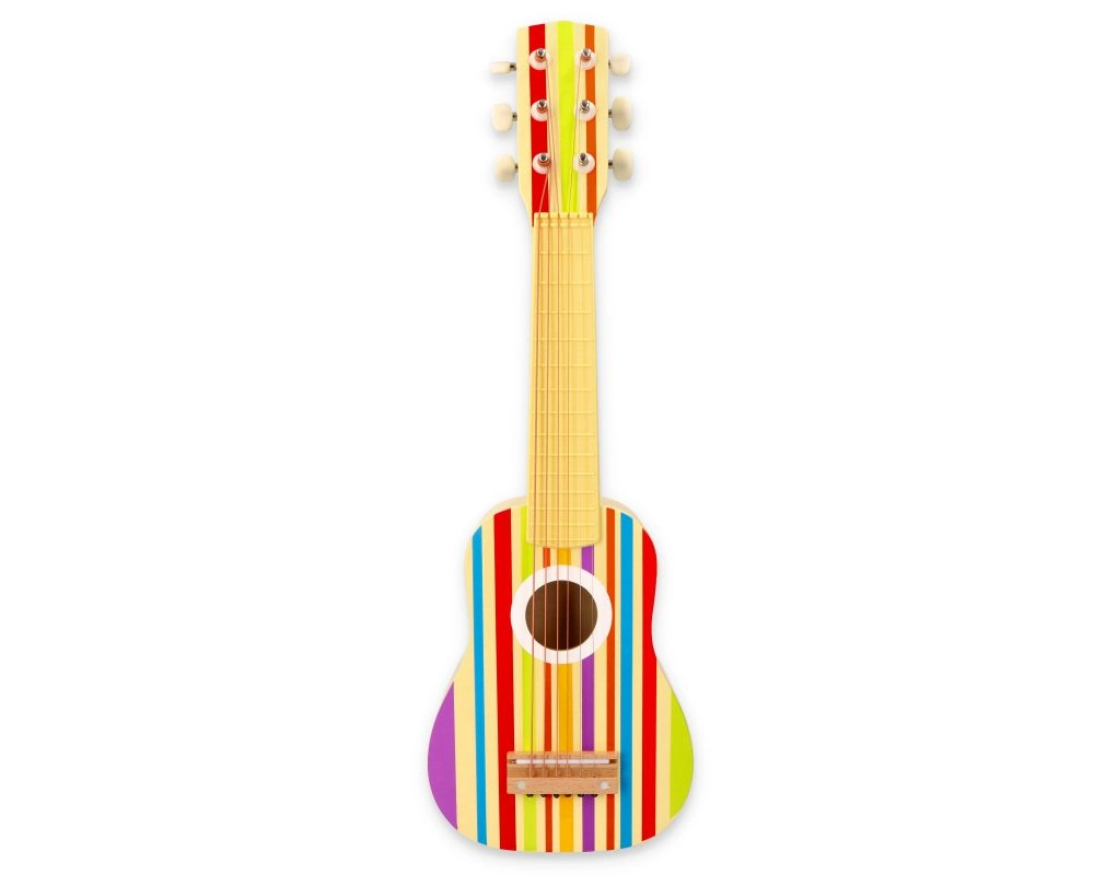LELIN 6 strunová gitara dúhová
