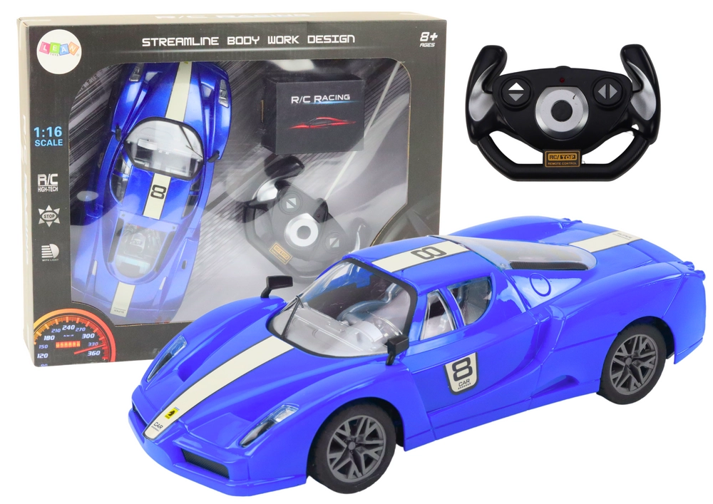 E-shop RC športové auto 1:16, modré