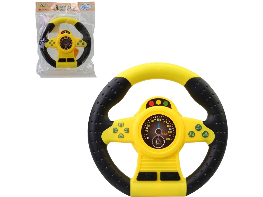 Elektronický volant pre deti 20 cm na batérie