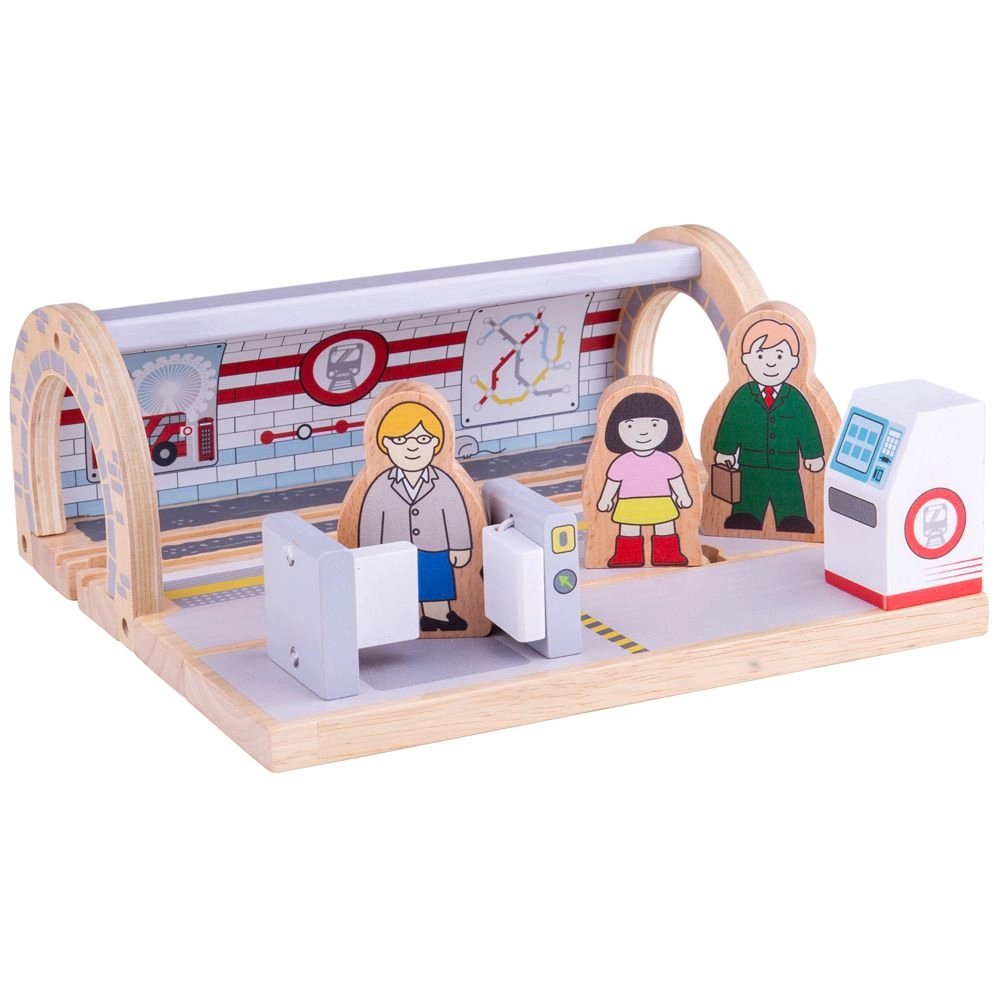 E-shop Drevená stanica metra Bigjigs Rail