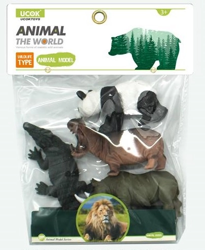 Wiki Zvířátka figurky set 4 ks 12,5 cm