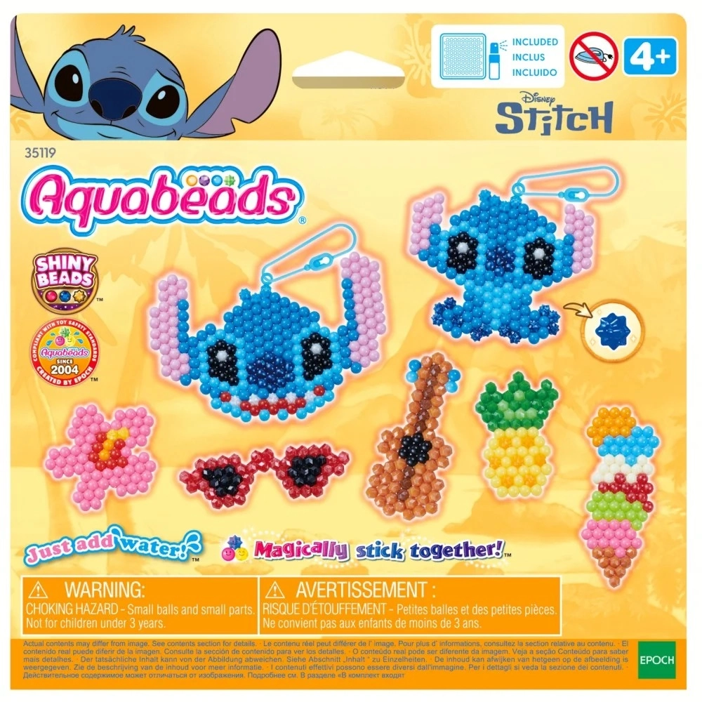 E-shop Aquabeads prívesky STITCH – kreatívna sada korálikov
