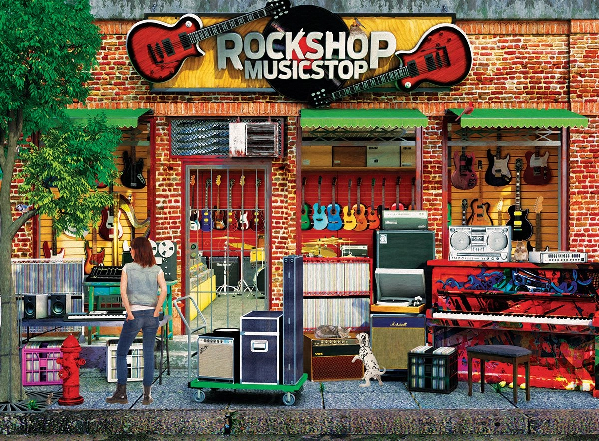 E-shop Puzzle 1000 dielikov EUROGRAPHICS Rock Shop