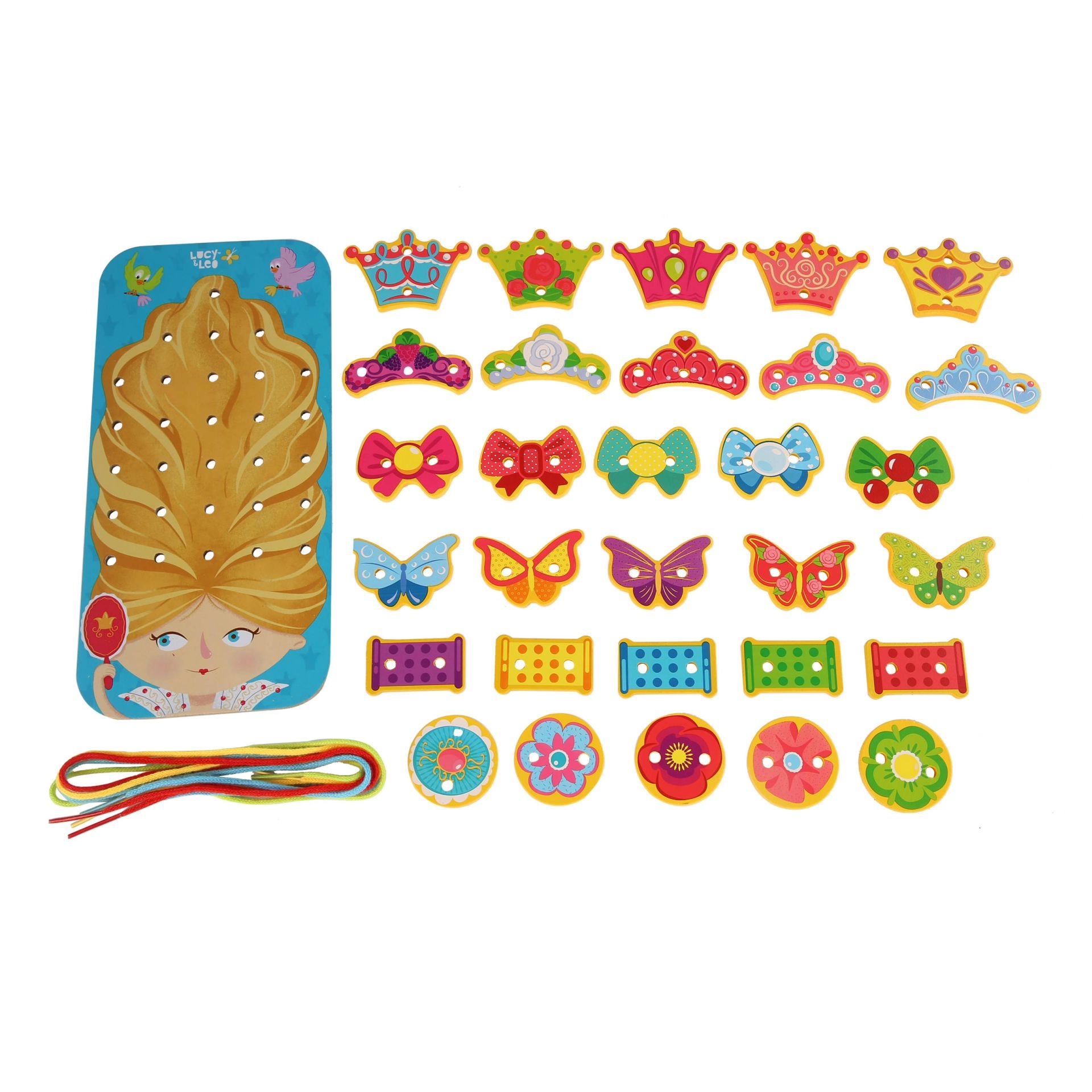 E-shop Lucy & Leo 289 Princezná šnurovací prevliekací set