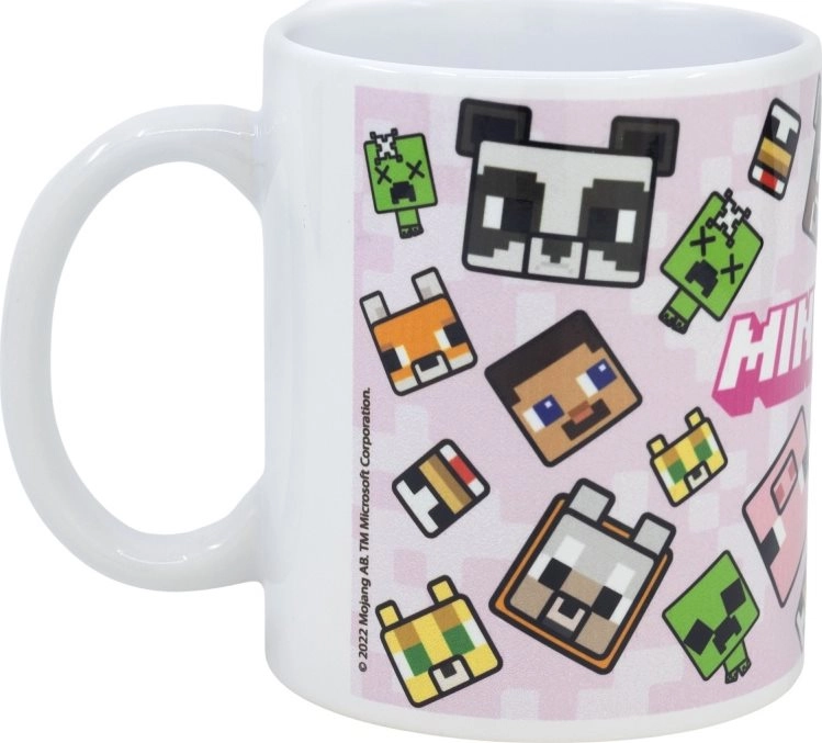 Stor Keramický hrnček Minecraft hrneček Minecraft Girl 325 ml