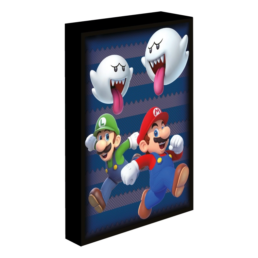 E-shop Obraz LED svietiaci 30x40 cm, Super Mario