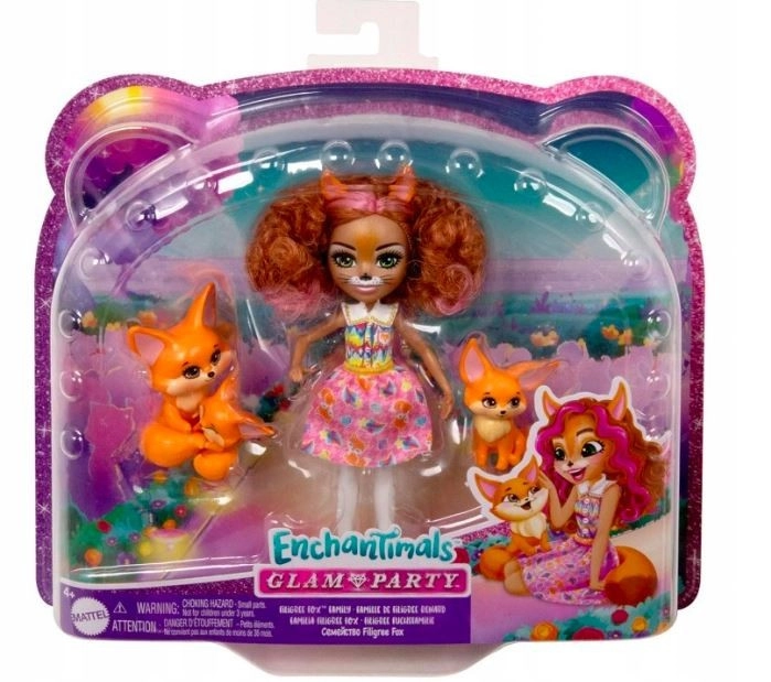 Mattel EnchanTimals Rodinka Filigree Fox s lištičkami HNT60