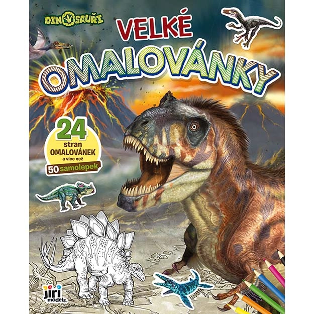 Veľké omaľovánky Dinosaury