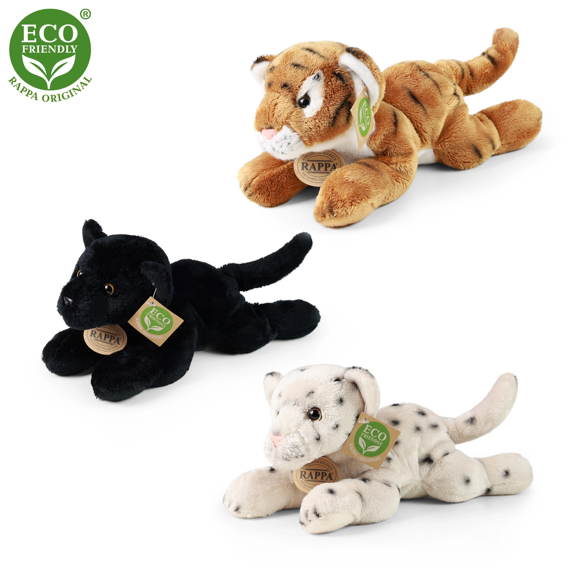 E-shop Rappa šelma ležící 3 druhy leopard 20 cm