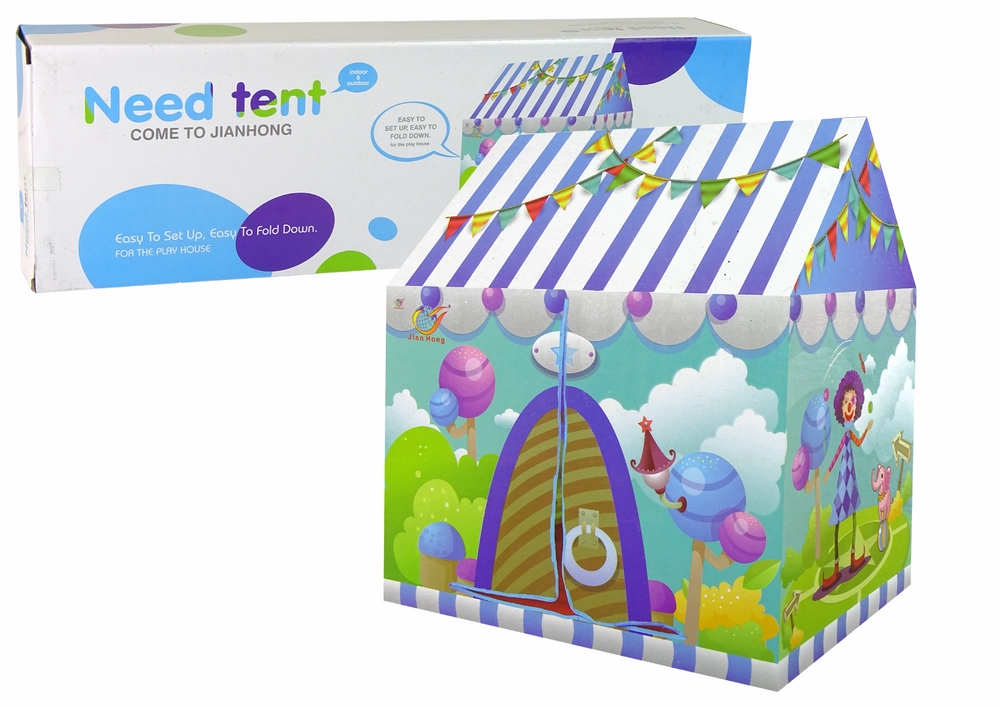 E-shop LEAN TOYS Záhradný stan pre deti cirkus