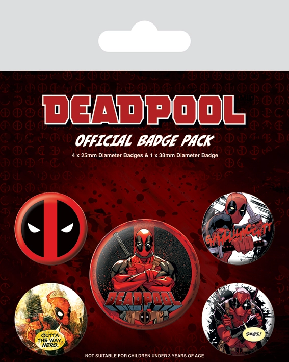 E-shop Pyramid International Sada placek Deadpool Outta the Way
