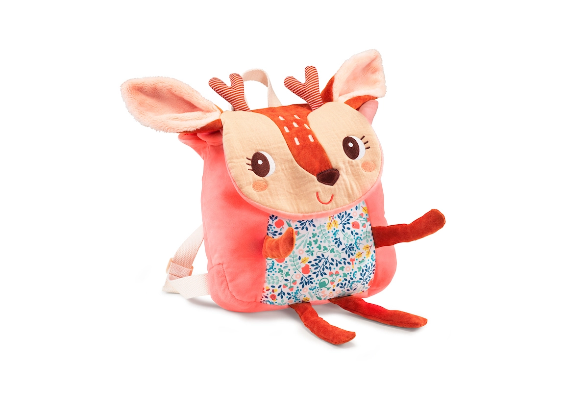 E-shop Lilliputiens batoh Jelínek Stela oranžový