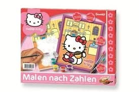 E-shop Hello Kitty maľovanka do kuchyne so sadou farieb a rámikom