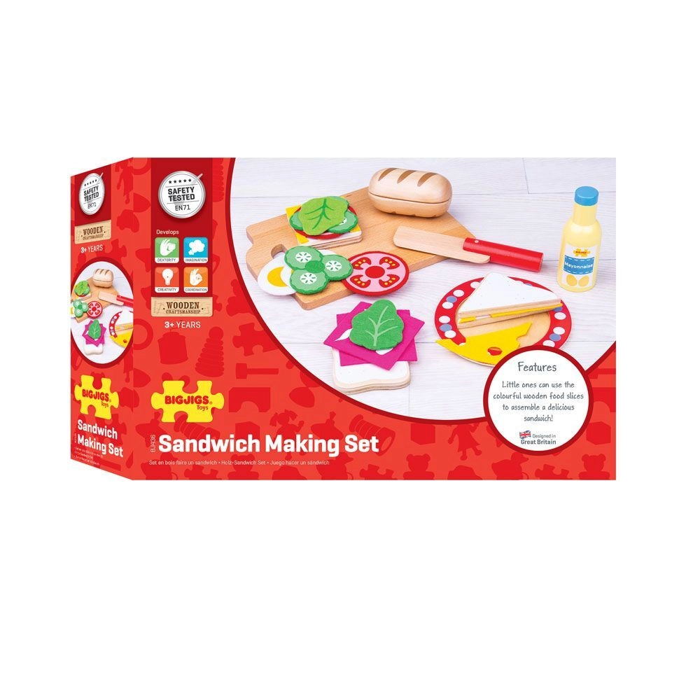E-shop Bigjigs Toys sendvičový set