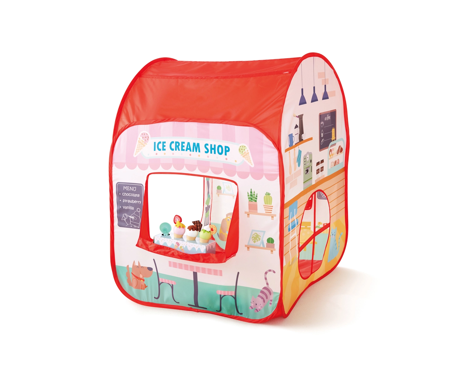 Detský stan obchod My First Shop – zmrzlináreň, burger a kaviareň