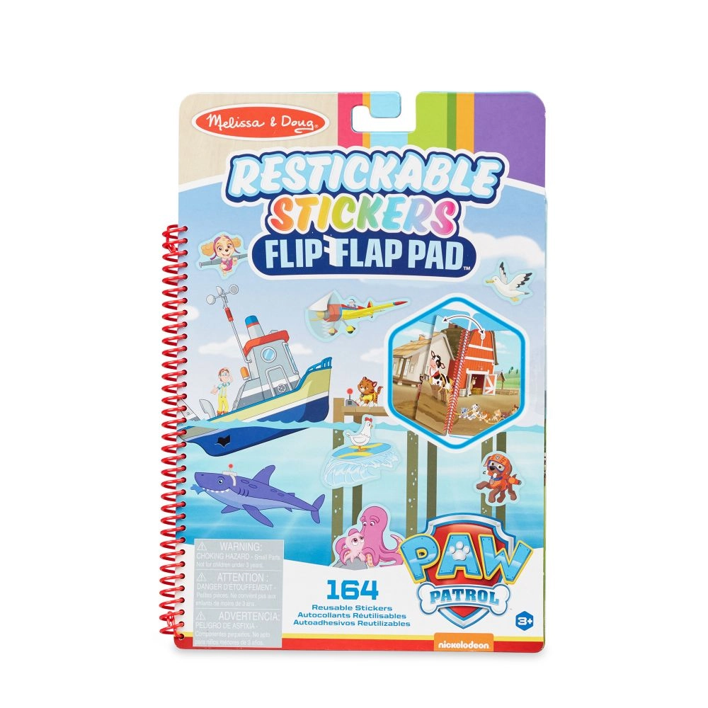 E-shop PAW PATROL prelepovacie samolepky flip-flap – misia v zátoke