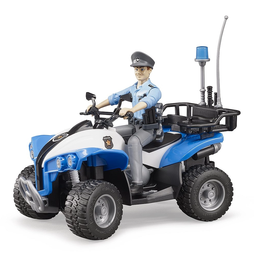 E-shop Bruder 63010 Quad polícia s figúrkou