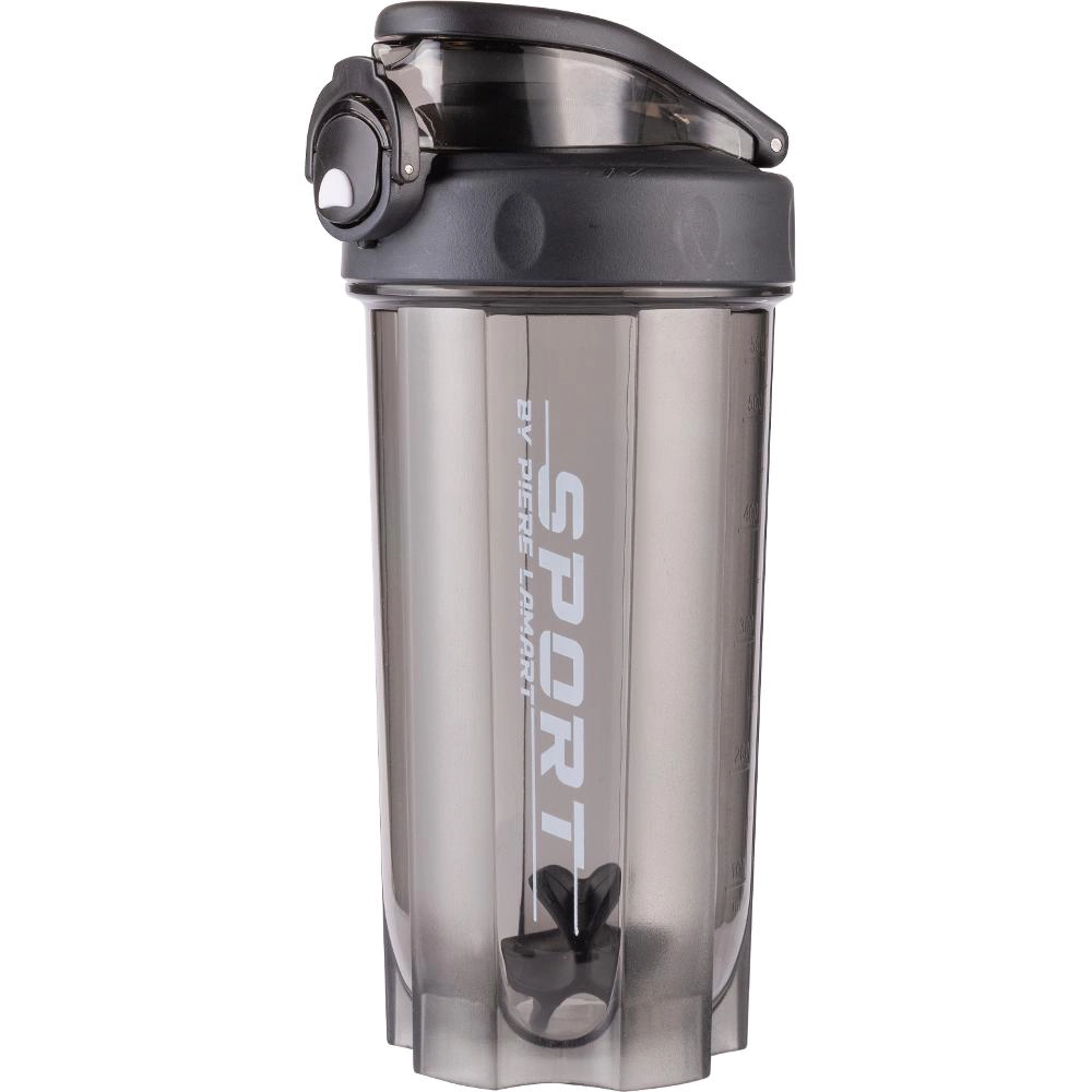 Športová šejkerová fľaša Lamart Shake 600 ml čierna