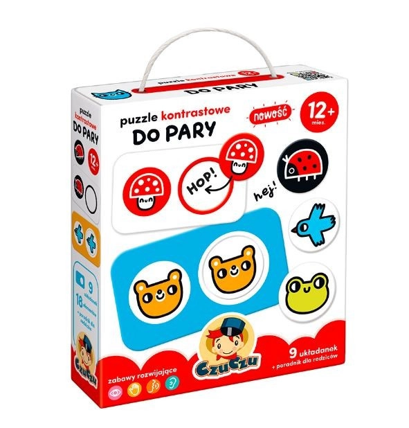 E-shop CzuCzu puzzle do páru – kontrastné obrázky pre batoľatá