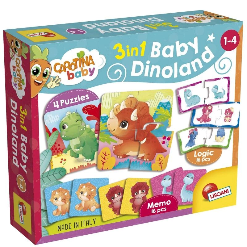 E-shop Lisciani CAROTINA BABY 3 v 1 DINOLAND