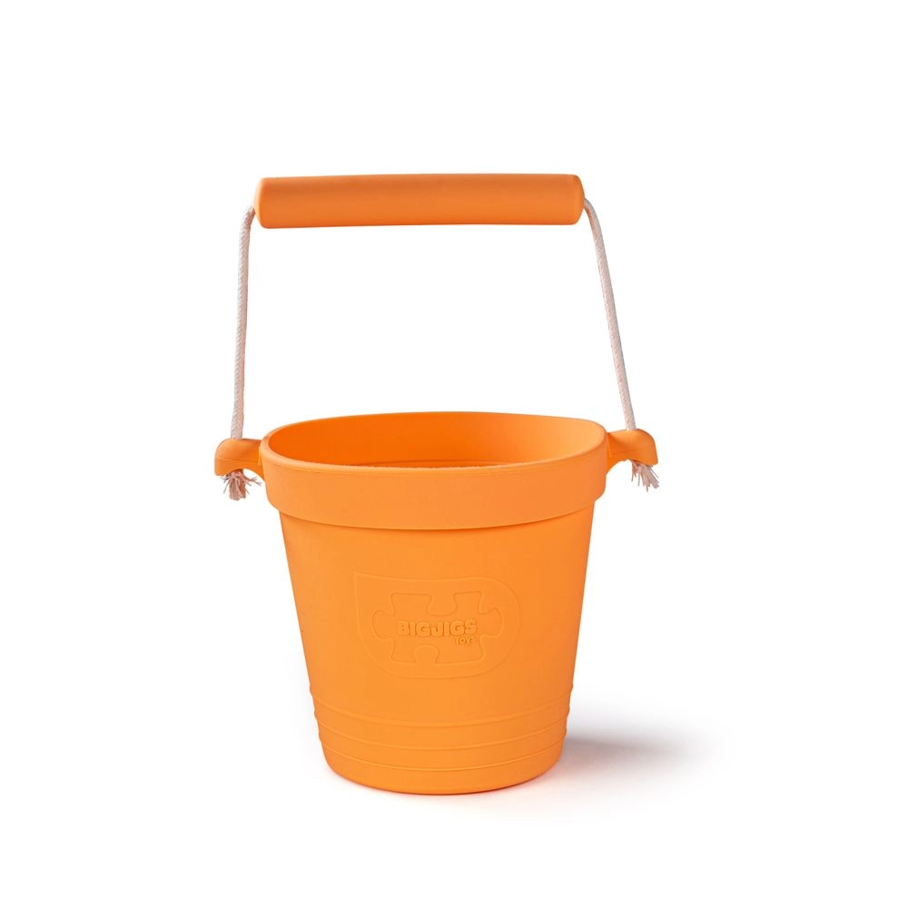 E-shop Bigjigs Toys Plážový kyblíček oranžový